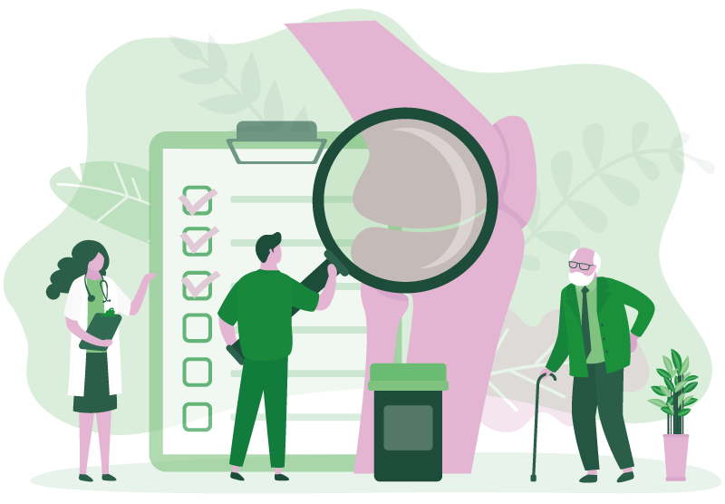 検診のイラスト